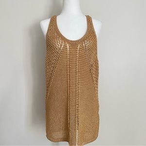 Gold Crochet Top